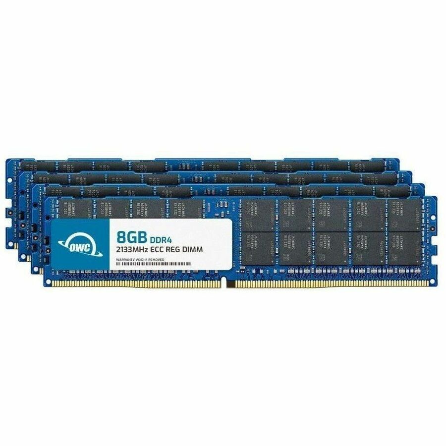 OWC 32GB (4X8GB) DDR4 2133MHZ PC4-17000 CL15 1RX4 ECC REGISTERED RDIMM 1.2V 288-