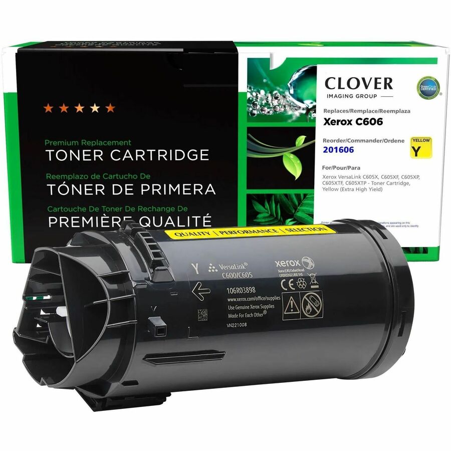 CLOVER IMAGING XEROX 106R03930 YELLOW TONER CARTRIDGE EXTRA HIGH YIELD