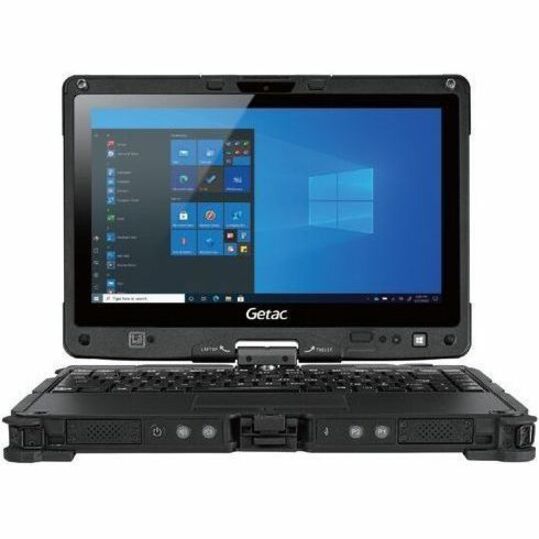 GETAC V110 FULLY RUGGED 11.6IN WINDOWS OS CONVERTIBLE LAPTOP WITH 3YR BUMPER TO