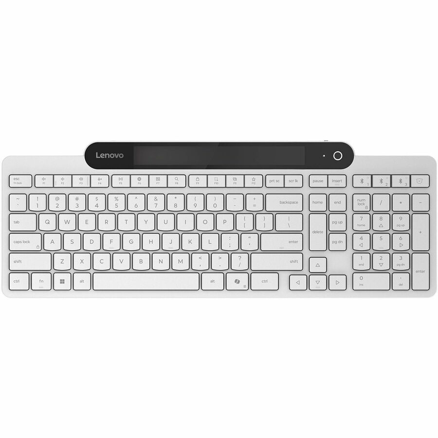 LENOVO 800 SELF-CHARGING BLUETOOTH KEYBOARD WHITE - US/CA