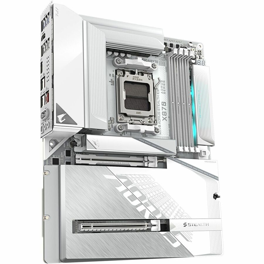 X870 AORUS STEALTH ICE AMD X870 ATX AM5 (LGA 1718)