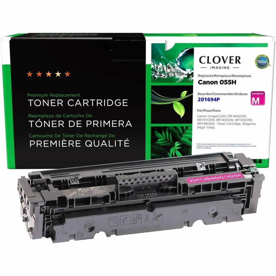 CLOVER IMAGING REMANUFACTURED HIGH YIELD CYAN TONER CARTRIDGE FOR CANON 055HC 30