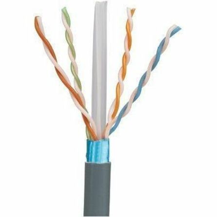 CC CAT6A 4-P 23AWG F/UTP CMP YL PK1000