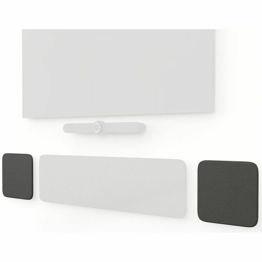 HECKLER ADA PANEL PAIR 20X20 - BLACK GREY