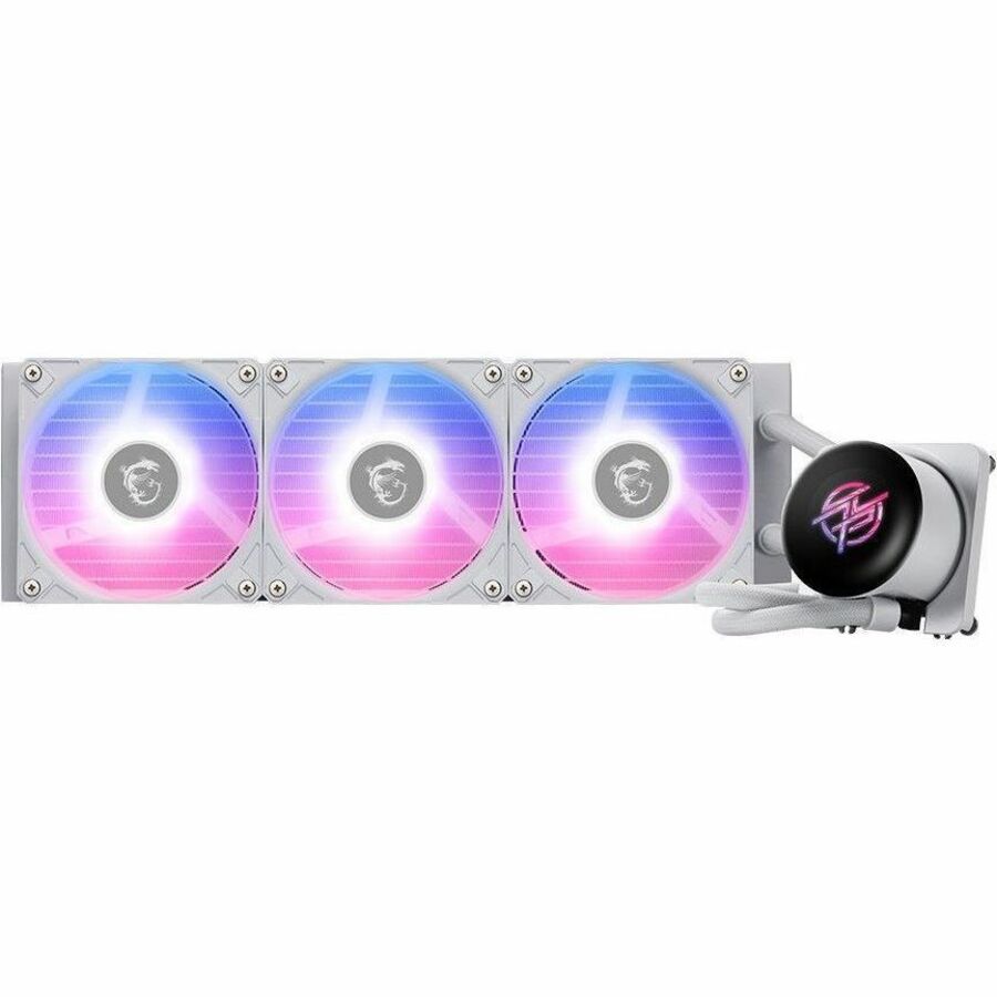 MPG CORELIQUID P13 360 WHITE, LCD, 3 X ARGB GEN2 FAN, ARGB GEN2 BLOCK, BILINGUAL