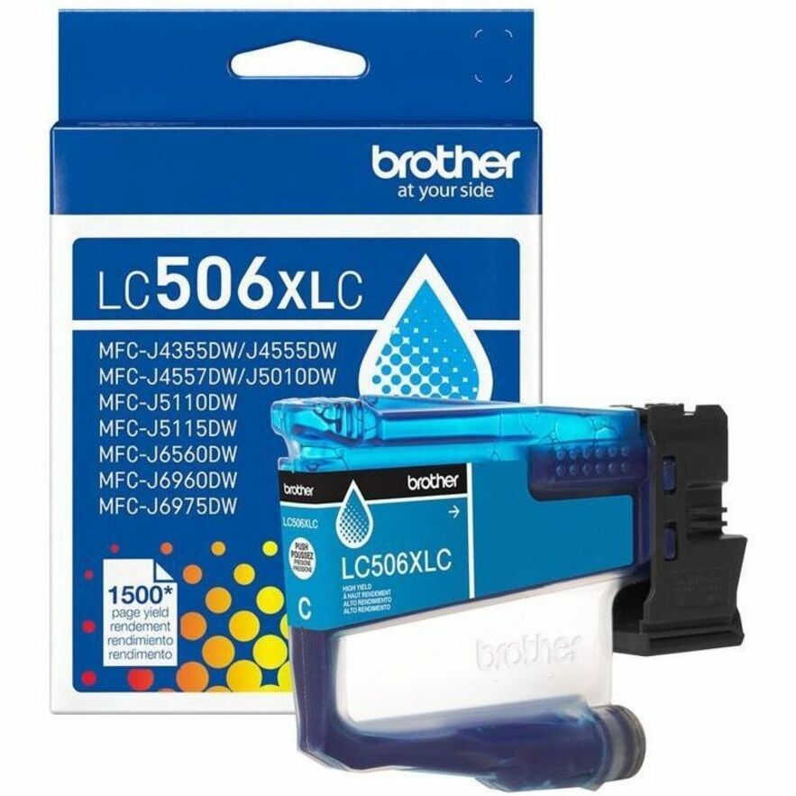Brother Genuine LC506XLC High Yield Cyan Ink Cartridge