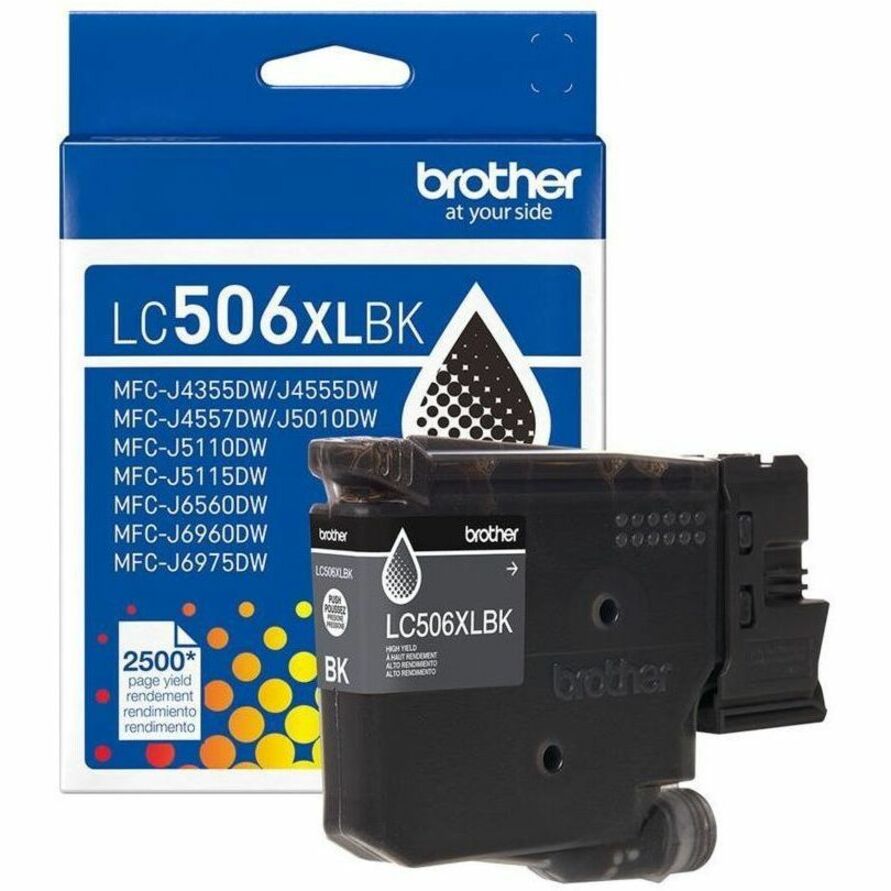 Brother Genuine LC506XLBK High Yield Black Ink Cartridge