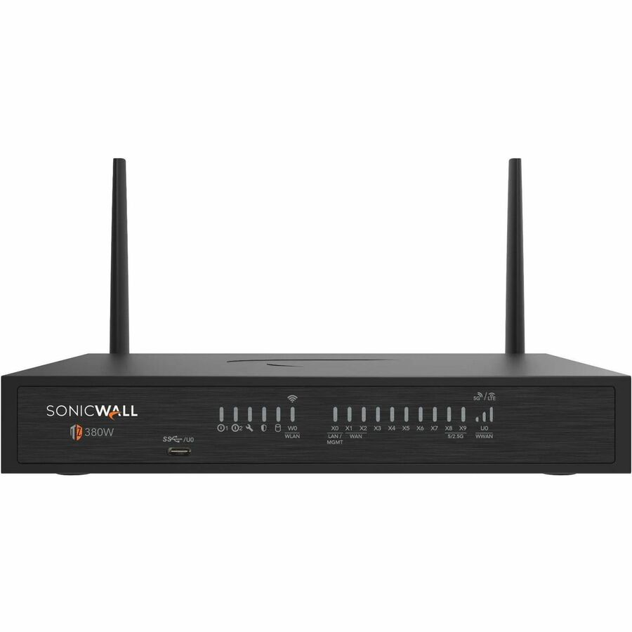 SONICWALL TZ380W INTL SECURE UPGRADE APPLIANCE ONLY NO ATTACHED SUBSCRIPTION (EX