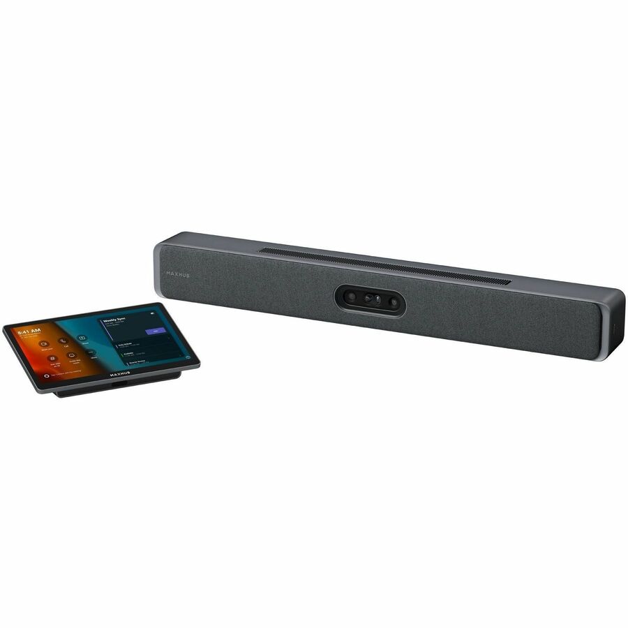 MAXHUB ANDROID MDEP TEAMS ROOMS VIDEOBAR AND CONSOLE WITH 33FT VOICE PICK-UP, 12