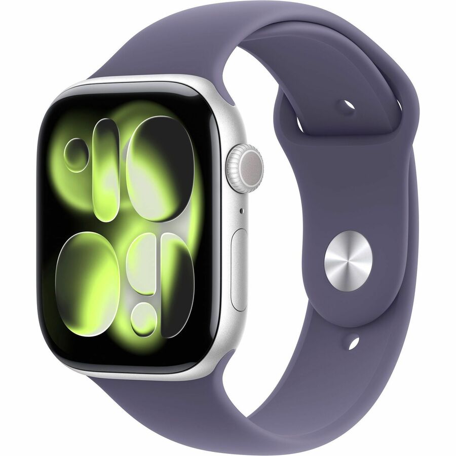 APPLE WATCH SERIES 11 GPS + CELLULAR 42MM SILVER ALUMINUM CASE WITH PURPLE FOG S