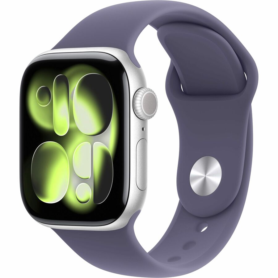 APPLE WATCH SERIES 11 GPS + CELLULAR 46MM SILVER ALUMINUM CASE WITH PURPLE FOG S