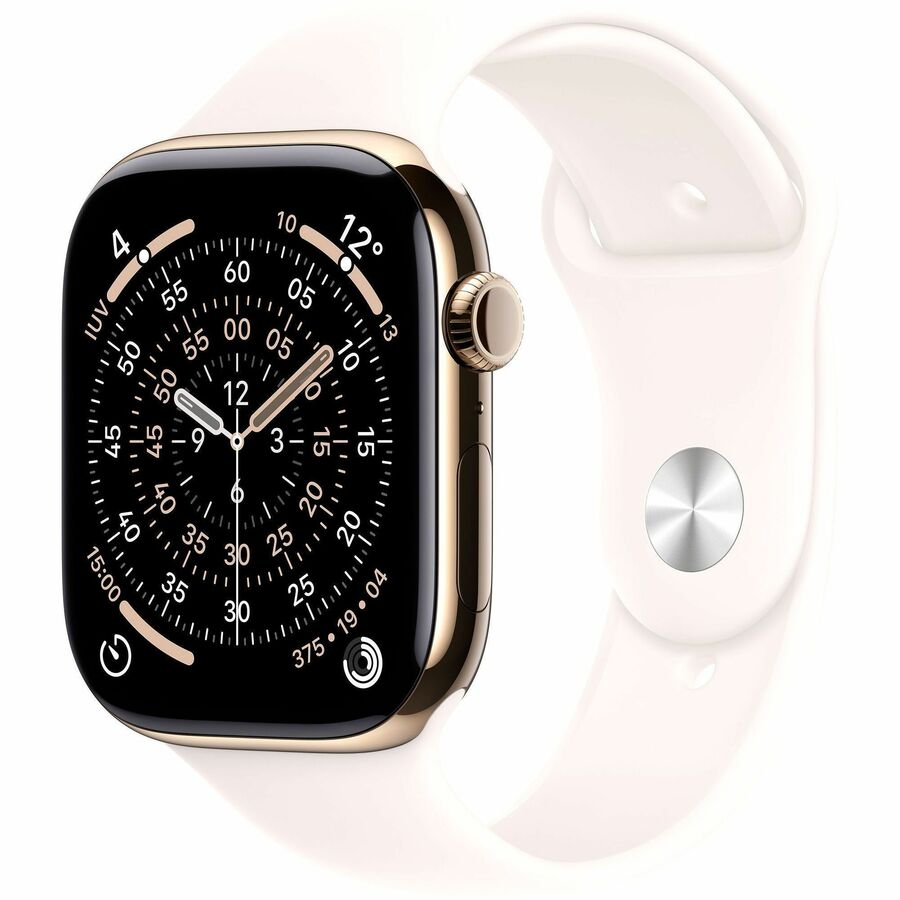 APPLE WATCH SERIES 11 GPS + CELLULAR 42MM GOLD TITANIUM CASE WITH LIGHT BLUSH SP