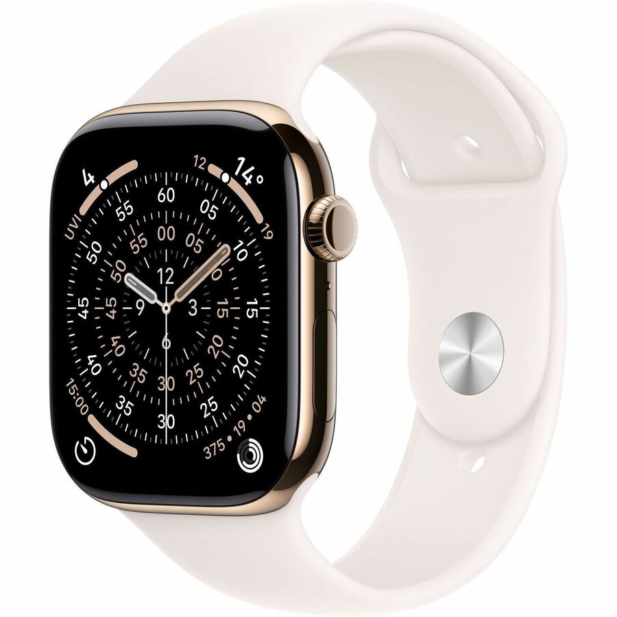 APPLE WATCH SERIES 11 GPS + CELLULAR 46MM GOLD TITANIUM CASE WITH LIGHT BLUSH SP