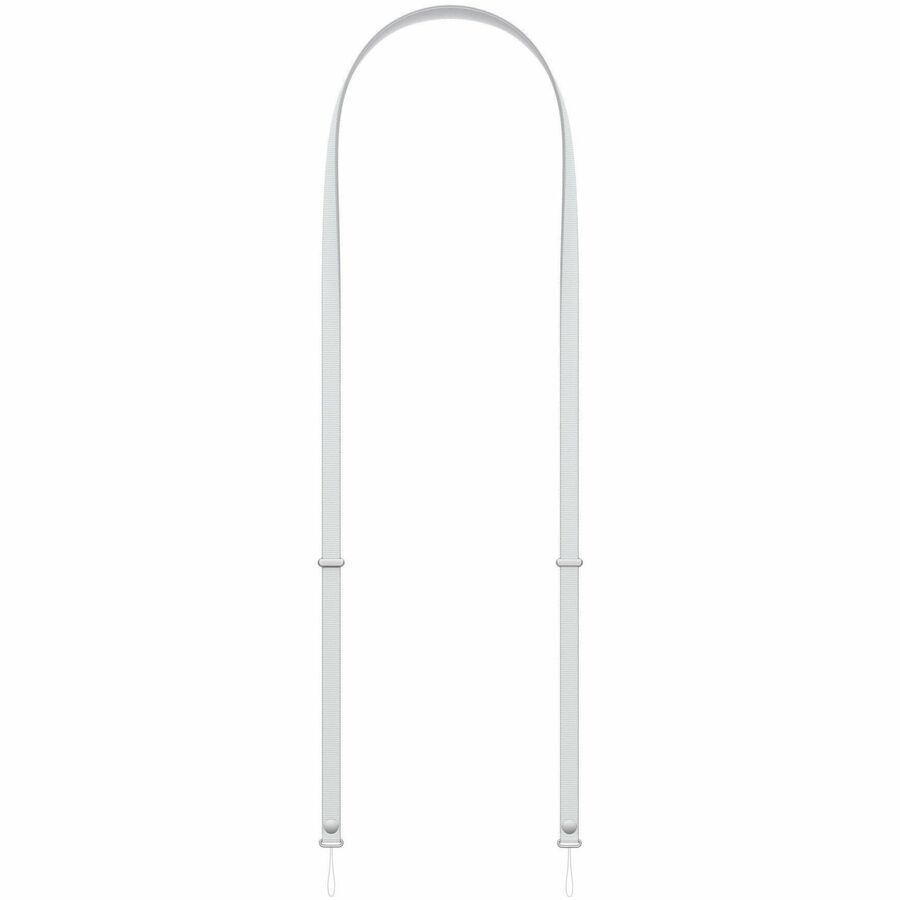 CROSSBODY STRAP - LIGHT GRAY
