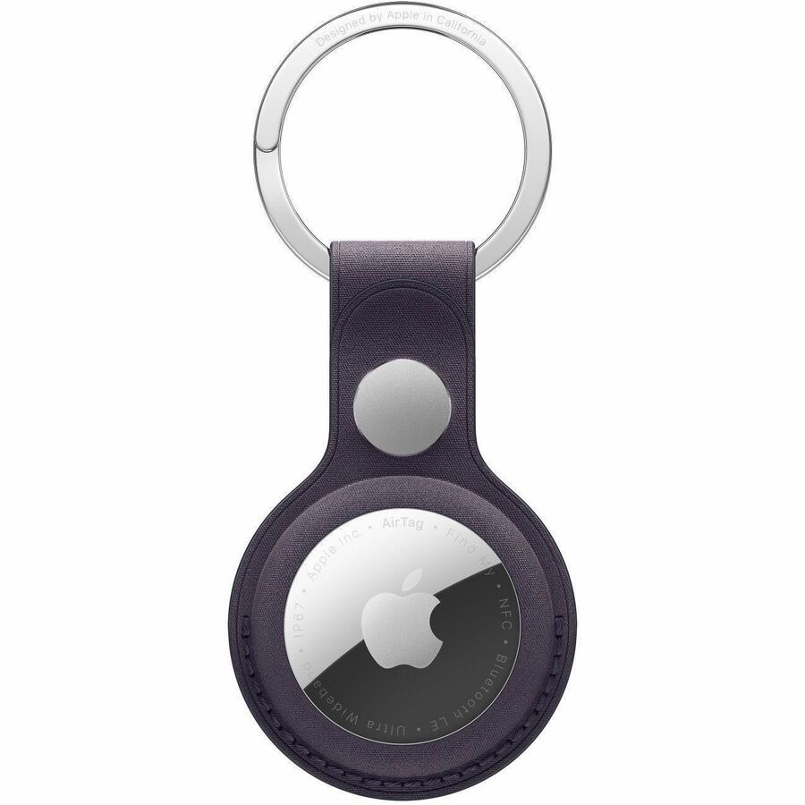 AIRTAG FINEWOVEN KEY RING - MIDNIGHT PURPLE
