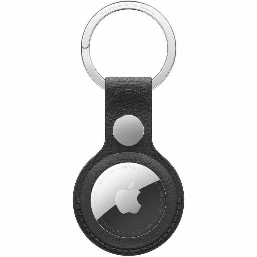 AIRTAG FINEWOVEN KEY RING - BLACK