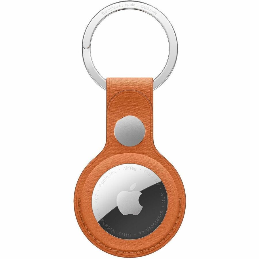 AIRTAG FINEWOVEN KEY RING - FOX ORANGE