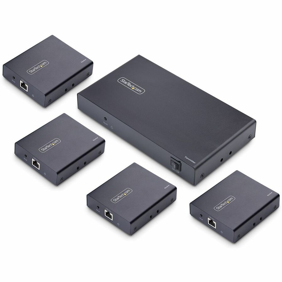 4-PORT HDMI EXTENDER/SPLITTER - 1X4 HDMI OVER ETHERNET KIT