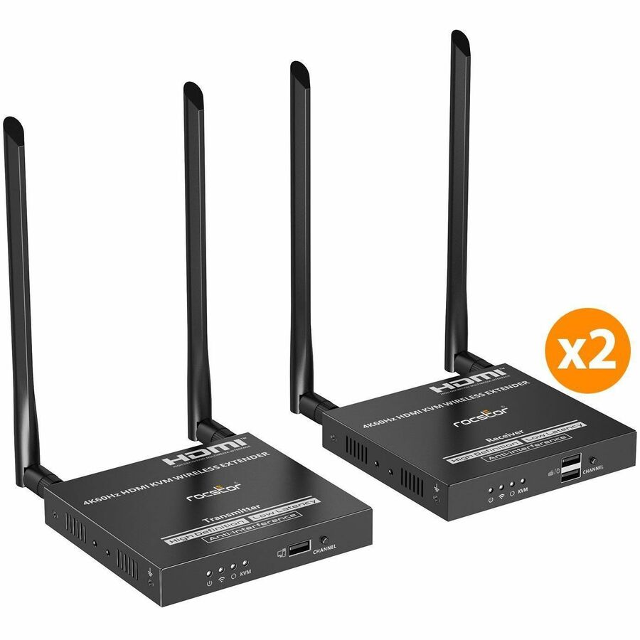 TRUEREACH TR23 4K@60HZ WIRELESS HDMI KVM EXTENDER WITH 2 RECEIVER KIT- 4K 60HZ U