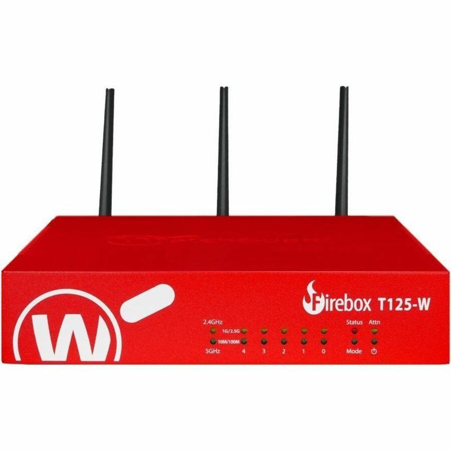 WATCHGUARD FIREBOX T125-W APPLIANCE ONLY - 1RU - WIRELESS - GIGABIT ETHERNET, WI