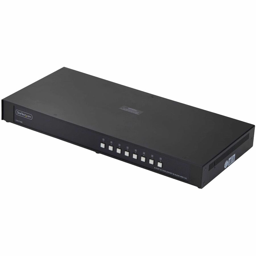SECURE 8-PORT DISPLAYPORT KVM SWITCH, 4K 30HZ, NIAP 4.0 DESKTOP KVM, METAL HOUSI