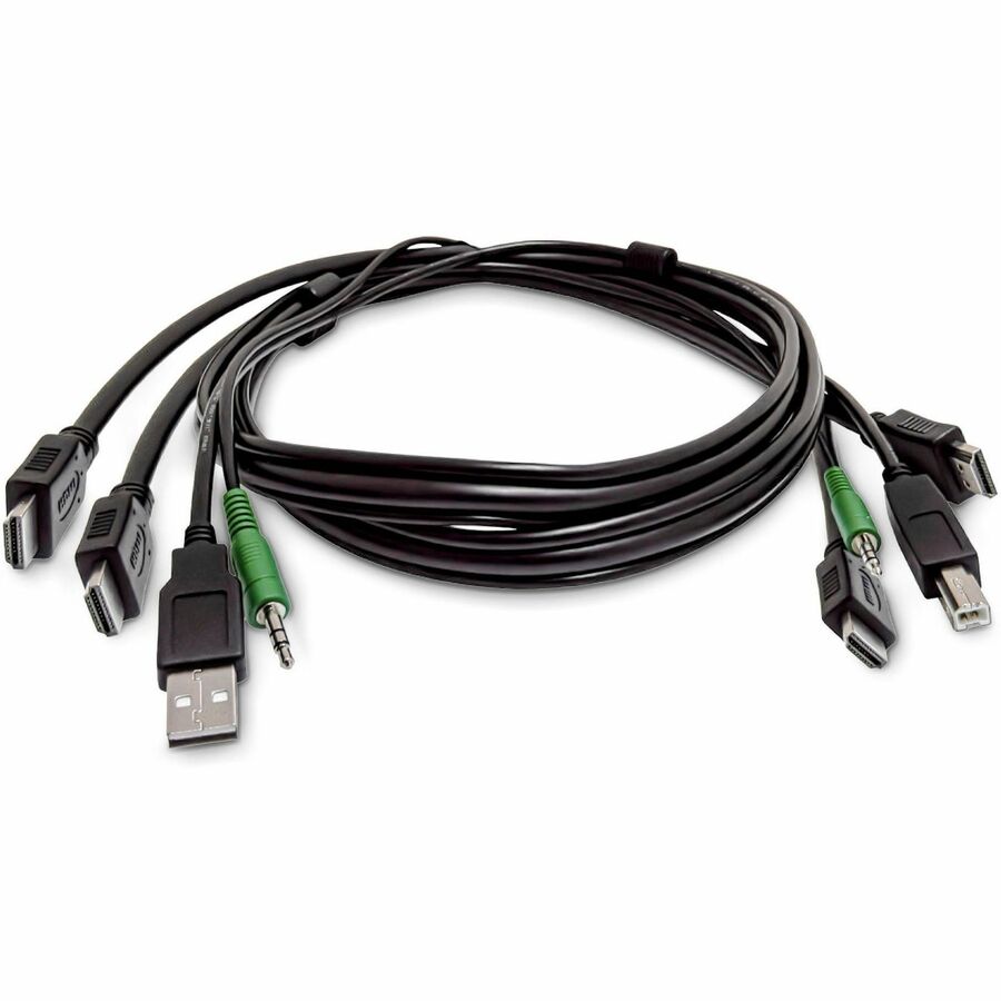 DualHDMI KVM Cable, USB 2.0