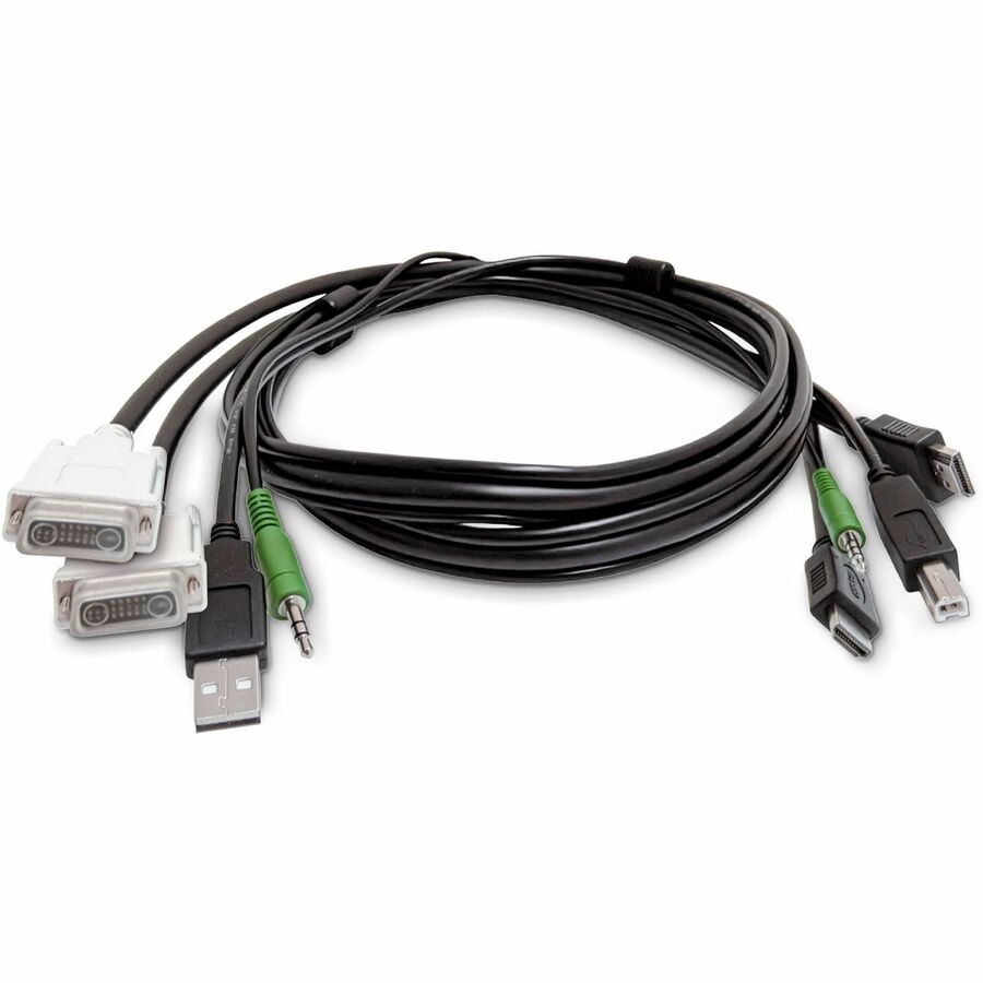 2x DVI to 2x HDMI KVM Cable