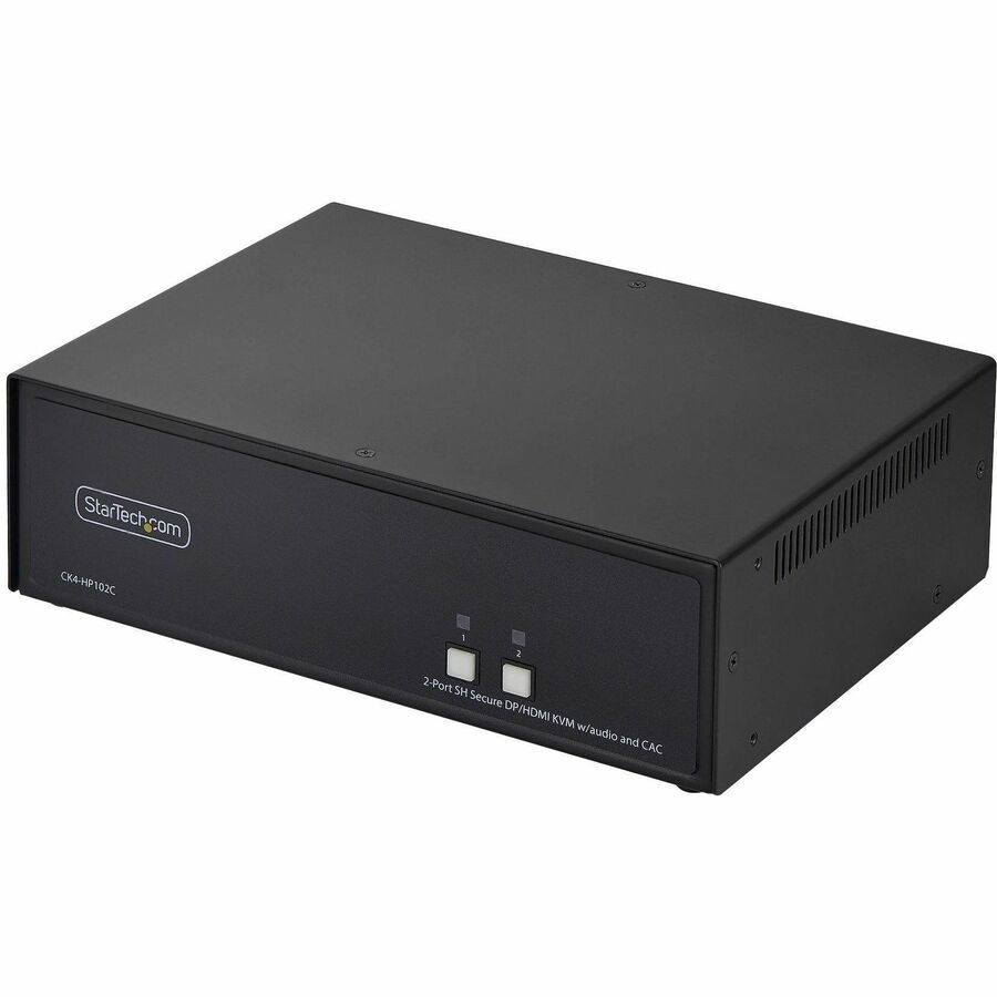 SECURE 2-PORT KVM SWITCH, HDMI OR DISPLAYPORT, 4K 60HZ, NIAP 4.0 DESKTOP KVM, ME