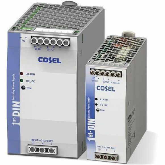 480W @48VDC, INDUSTRIAL AC/DC POWER SUPPLY, DIN RAIL MOUNT, CONFORMAL COATING