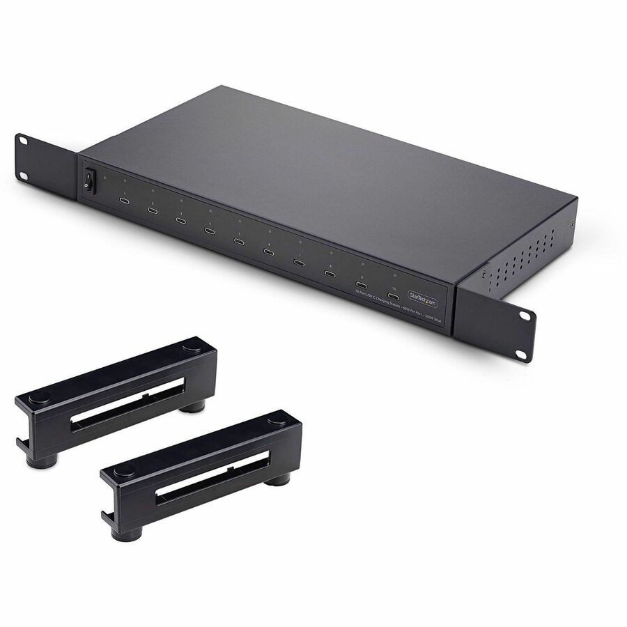 10-PORT USB-C CHARGING HUB, UP TO 60W PER PORT, 350W TOTAL POWER, MULTIPORT CHAR