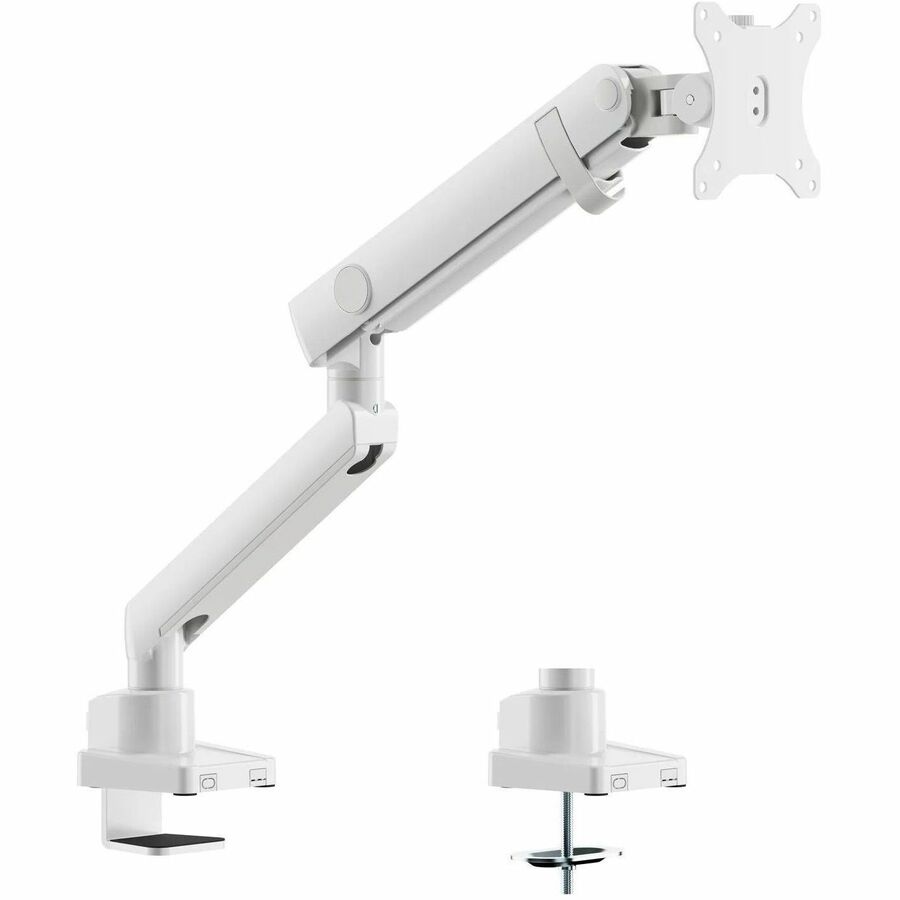 Single Monitor Mount Arm White