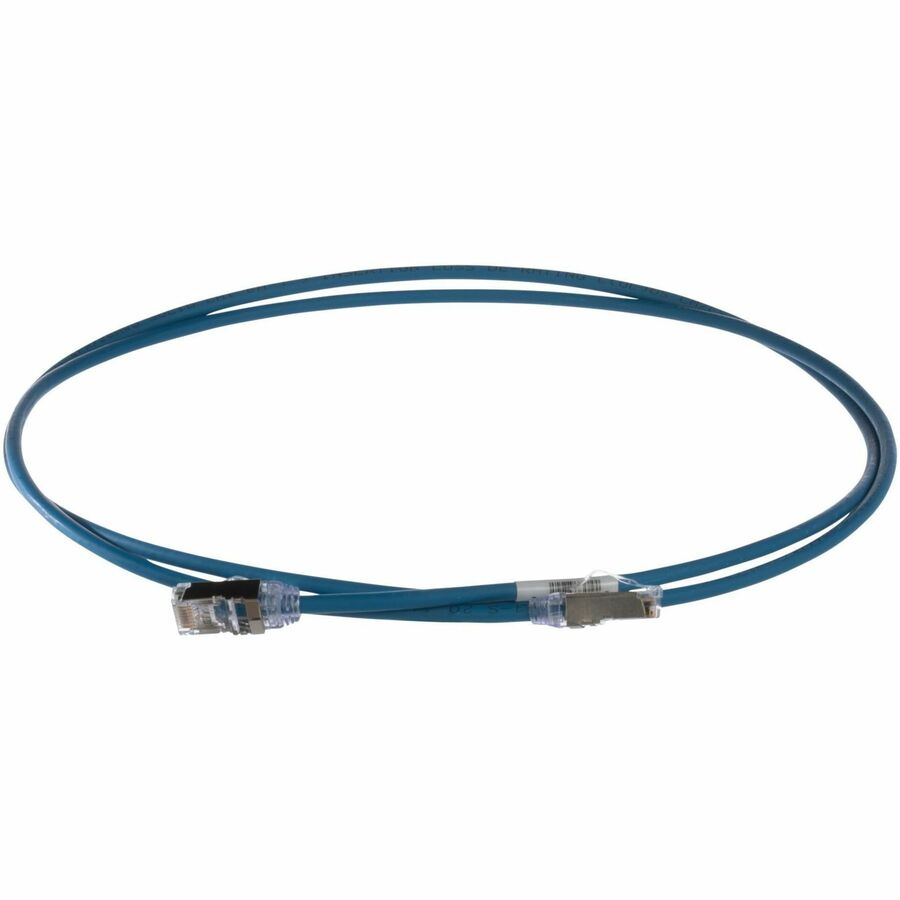 CAT 6A 28A SHIELDD PCORD OFF WHITE 3M
