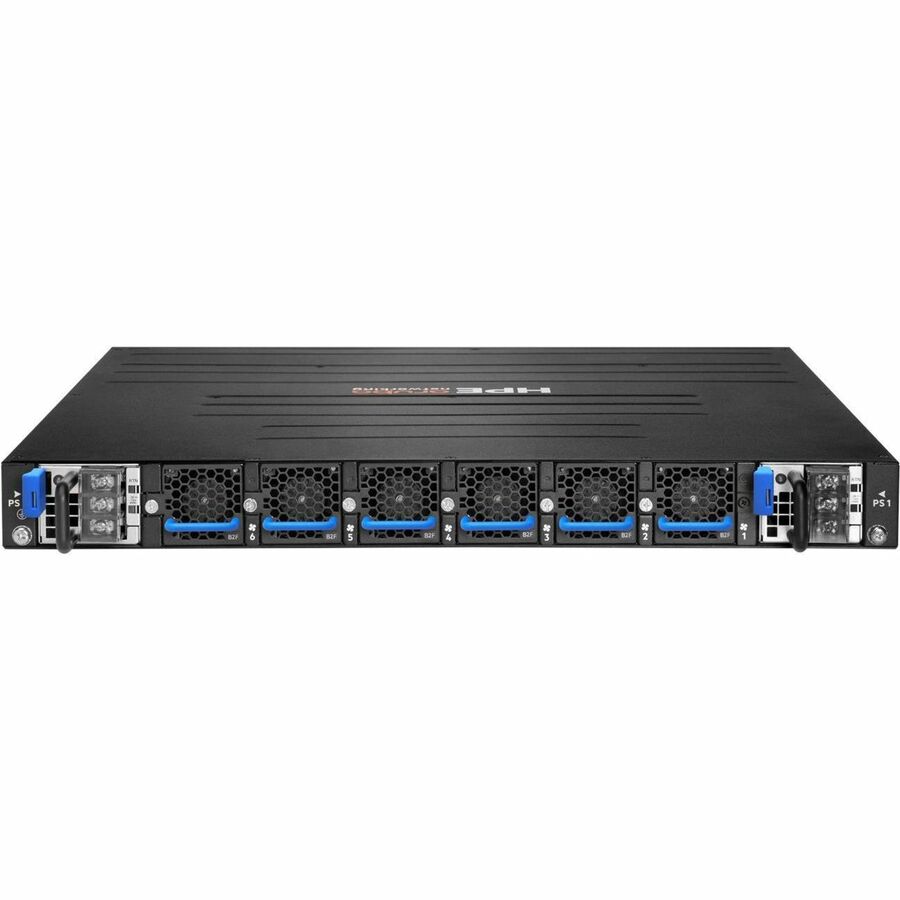 HPE ARUBA NETWORKING 8325P 32P QSFP28 40G/100G BACK-TO-FRONT 6XFAN 2XDC PSU BUND