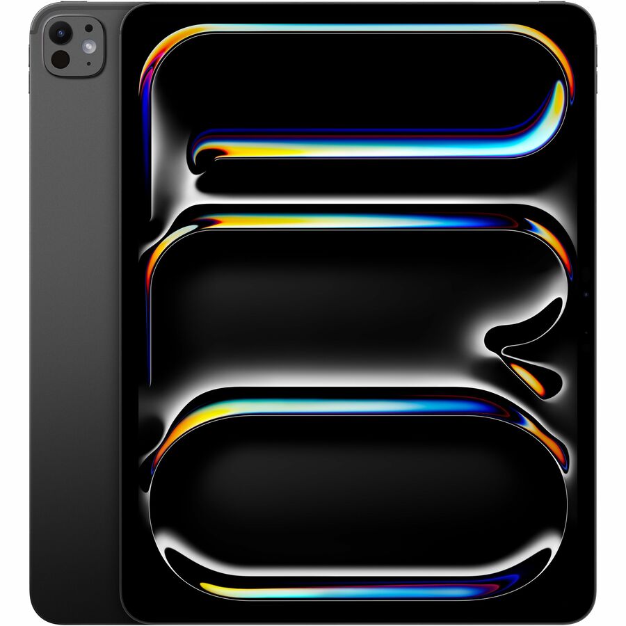 Apple iPad Pro (8th Generation) Tablet - 11" - 12 GB - 512 GB Storage - iPadOS 26 - Space Black - M5 Nona-core (9 Core) - 1600 cd/m² - 2420 x 1668 - Ultra Retina XDR Display, True Tone Technology Display - Wi-Fi 7 - 12 Megapixel Front Camera