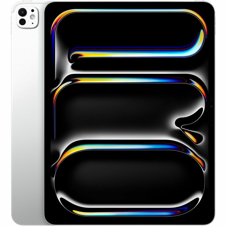 Apple iPad Pro (8th Generation) Tablet - 13" - 12 GB - 512 GB Storage - iPadOS 26 - Silver - M5 Nona-core (9 Core) - 1600 cd/m² - 2752 x 2064 - Ultra Retina XDR Display, True Tone Technology Display - Wi-Fi 7 - 12 Megapixel Front Camera