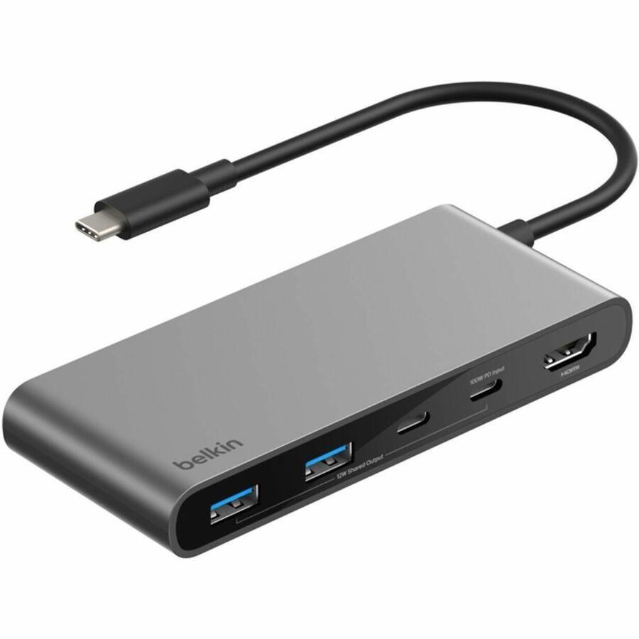 USB-C 7-IN-1 MULTIPORT HUB 100W, SPACE GRAY