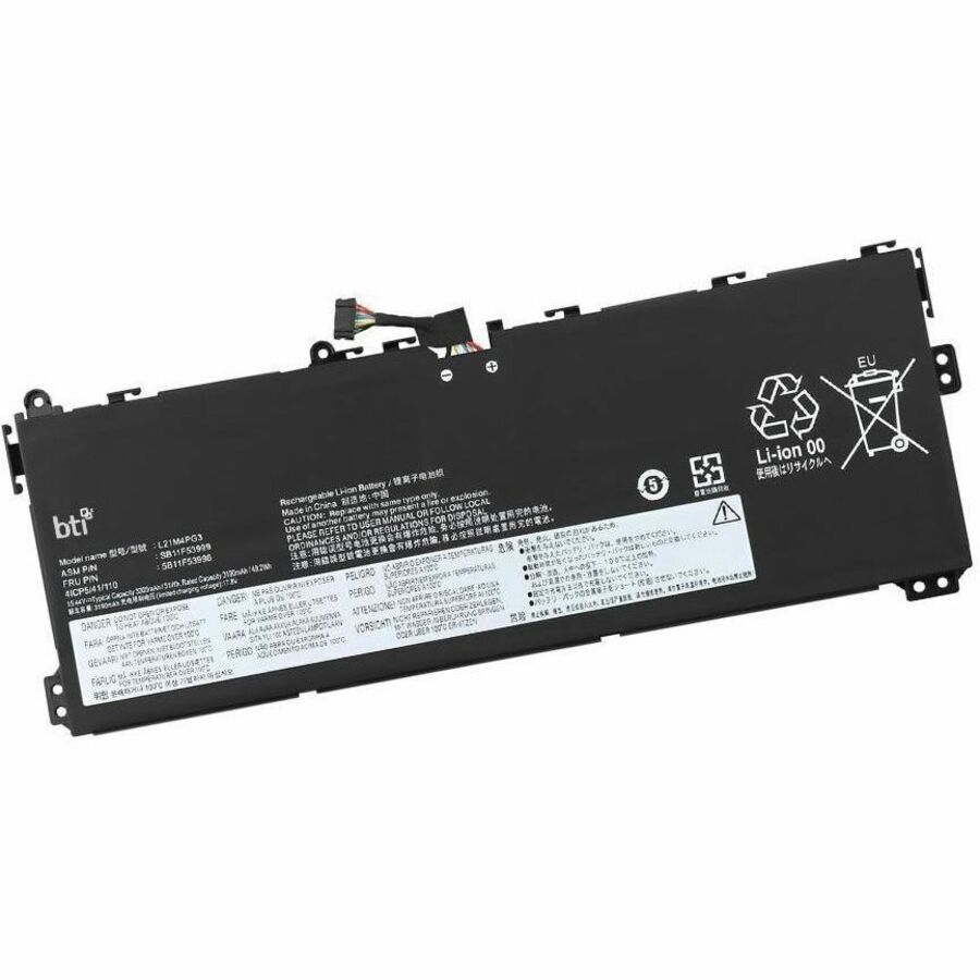 BTI 5B11F53996-BTI 4-CELL 15.44V LI-ION NOTEBOOK BATTERY FOR LENOVO 13W YOGA, 13