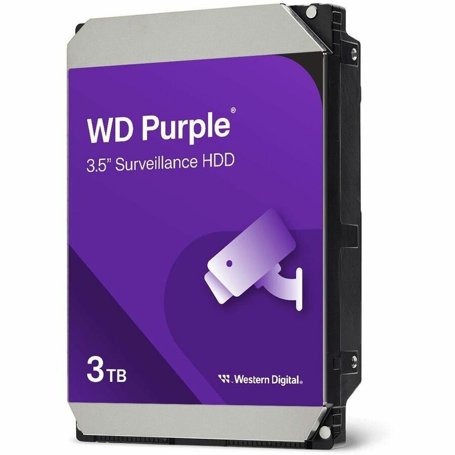 WESTERN DIGITAL PURPLE 3TB SURVEILLANCE HDD 3.5IN