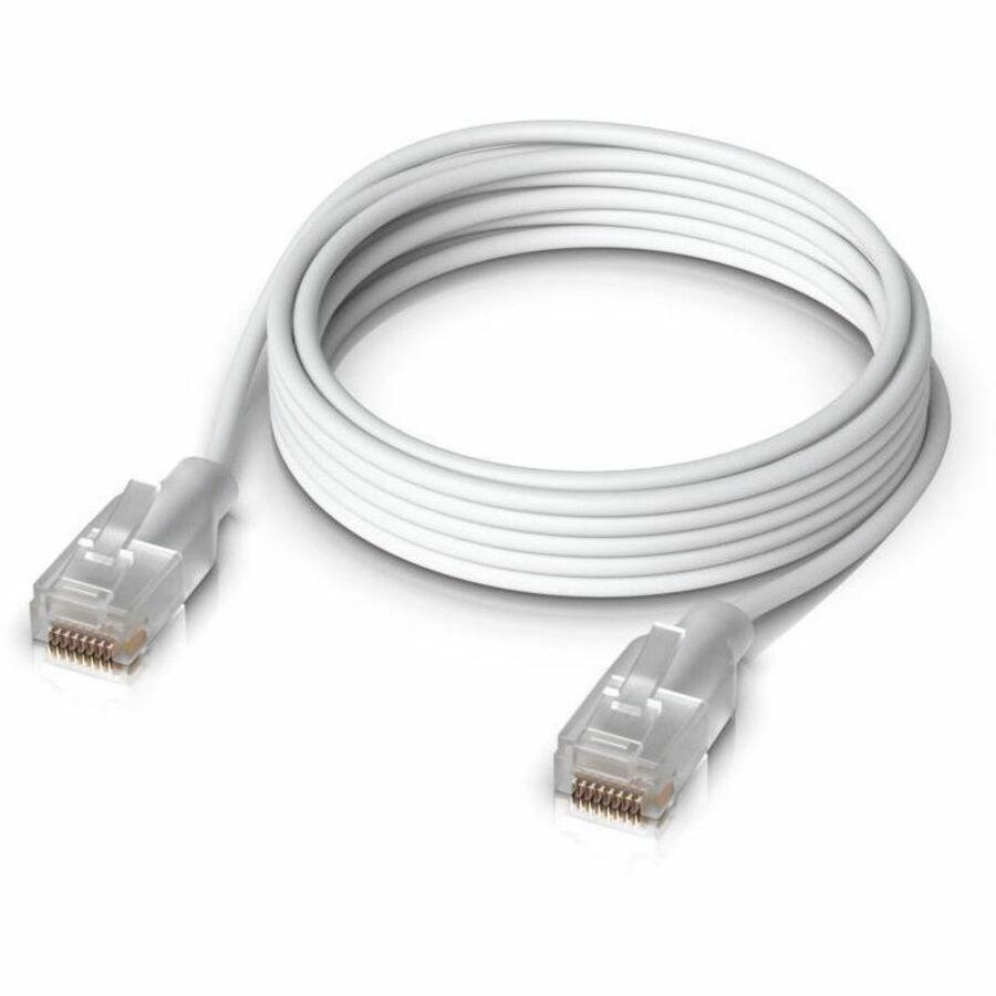 Ultrathin braided patch cable