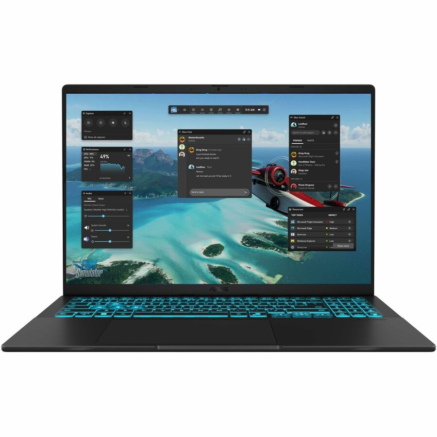 VIVOBOOK RTX ASUS VIVOBOOK RTX/BLACK/16.0 WUXGA(WU) NON-TOUCH/CORE 7 240H/16GB/N