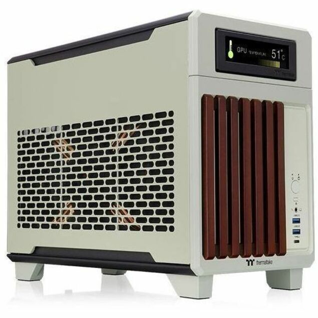 THE TR100 MINI TOWER CHASSIS IS A COMPACT, DUAL-CHAMBER, MINI-ITX. IT SUPPORTS A