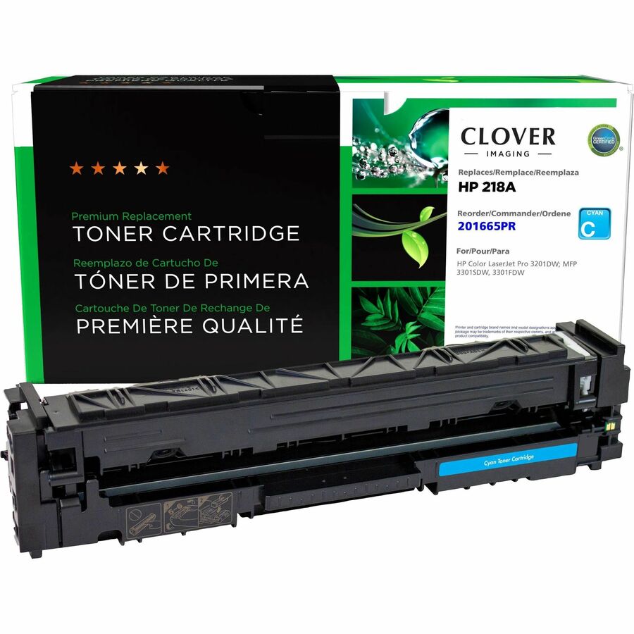 CLOVER IMAGING REMAN FOR HP W2181 218A CYAN REUSED CHIP