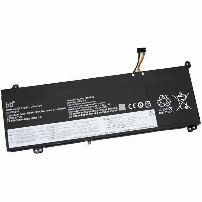 BTI 5B10Z21209-BTI 4-CELL 15.44V LI-ION NOTEBOOK BATTERY FOR L19C4PDB, L20M4PDB,