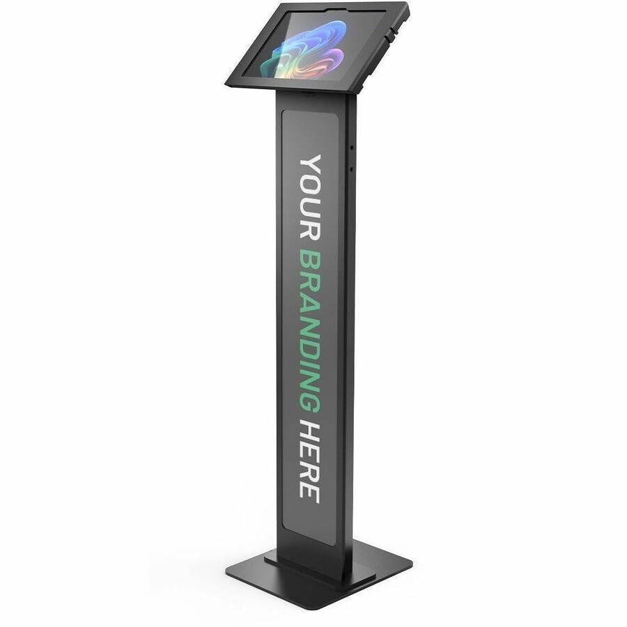 SURFACE PRO COPILOT+ PC 12", APEX ENCLOSURE BRANDABLE FLOOR STAND - BLACK