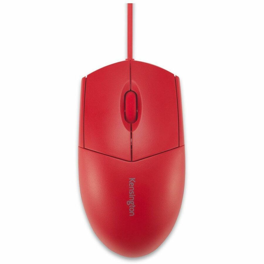 F,WIRED WASHABLE MOUSE RED,UN