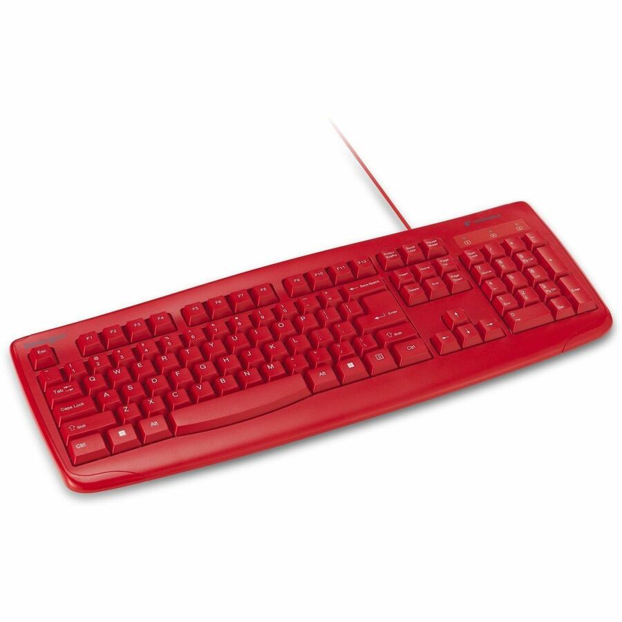 F,WIRED WASHABLE KEYBOARD RED,