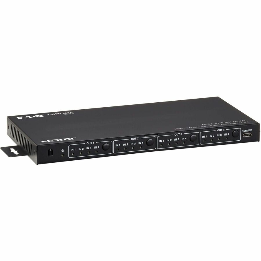 TRIPP LITE SERIES 4X4 HDMI MATRIX SWITCH WITH VIDEO WALL CONTROLLER 4K 4 HDMI IN