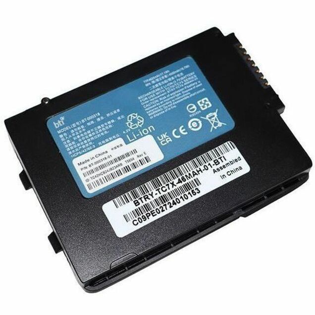 BTI BTRY-TC7X-46MAH-01-BTI 3.7V 17.1WH LI-ION SCANNER BATTERY FOR ZEBRA TC70, TC