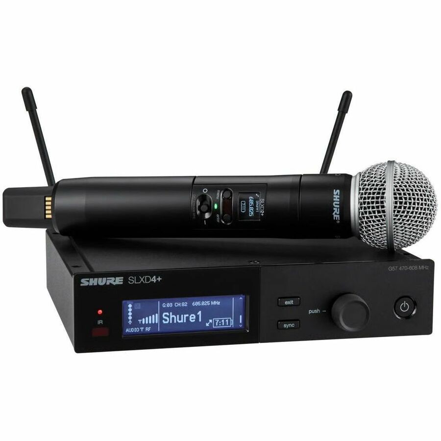 SLX-D+ DIGITAL 1-CHANNEL WIRELESS MICROPHONE SYSTEM, INCLUDES 1 SLXD4+ RECEIVER