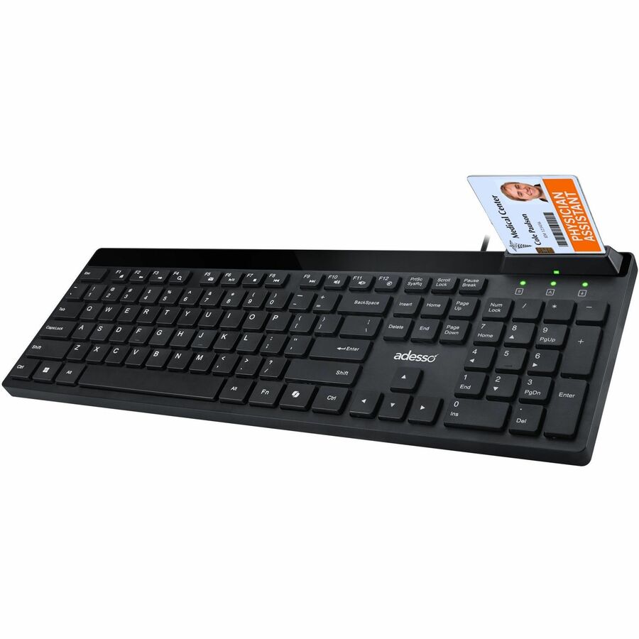 THE ADESSO AKB-140SB IS A LOW-PROFILE KEYBOARD DESIGNED FOR BOTH EFFICIENCY AND